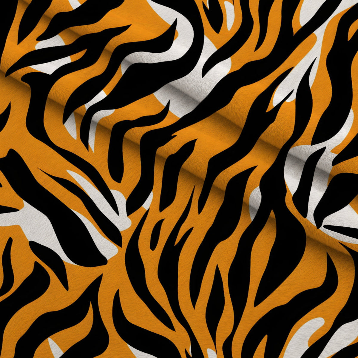 Jungle Animal Skins Pattern 2 Fleece Fabric — fleece fabric folded close-up preview (mv-fleece-v1:lying)