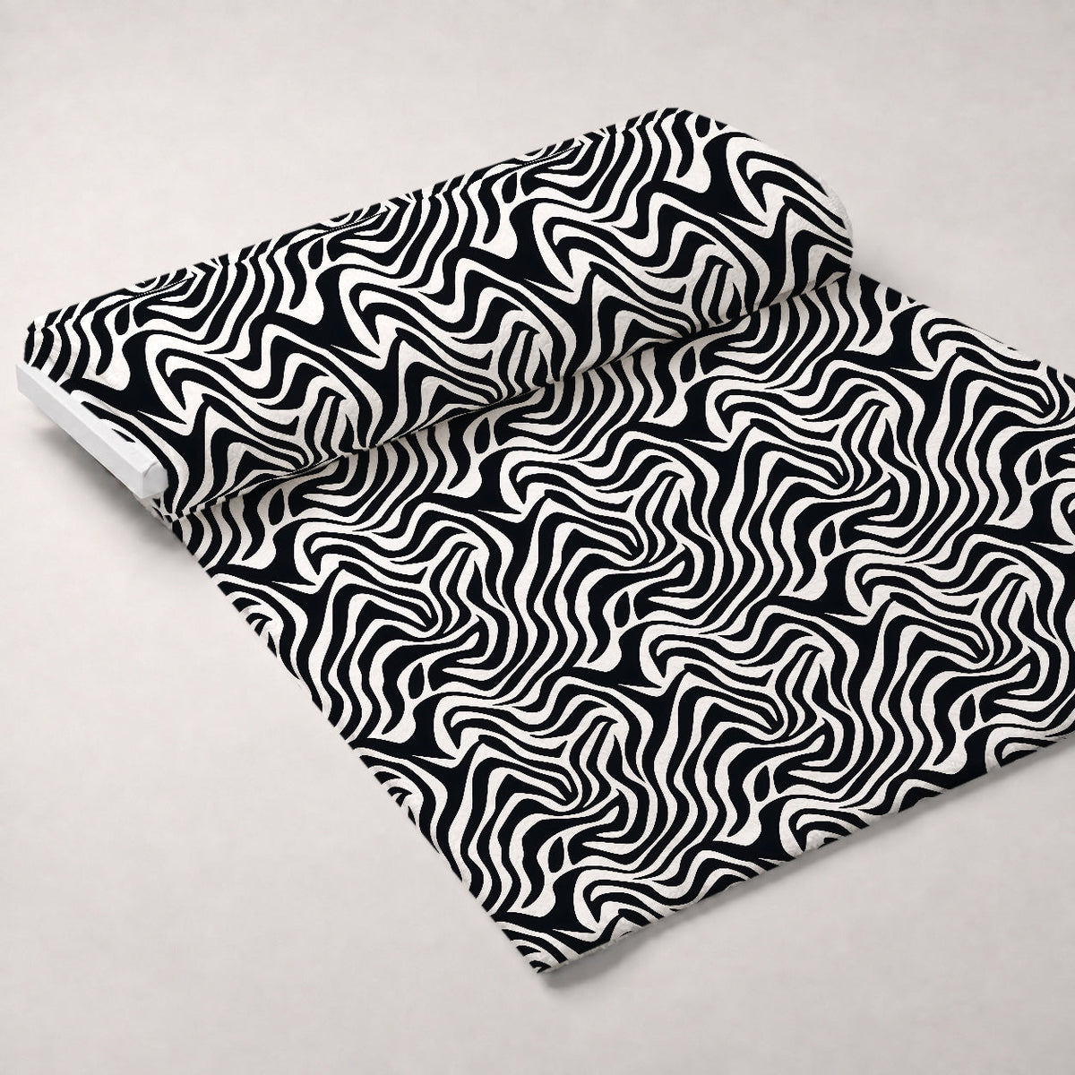 Jungle Animal Skins Pattern 3 Fleece Fabric — fleece fabric unrolled bolt preview (mv-fleece-v1:bolt)