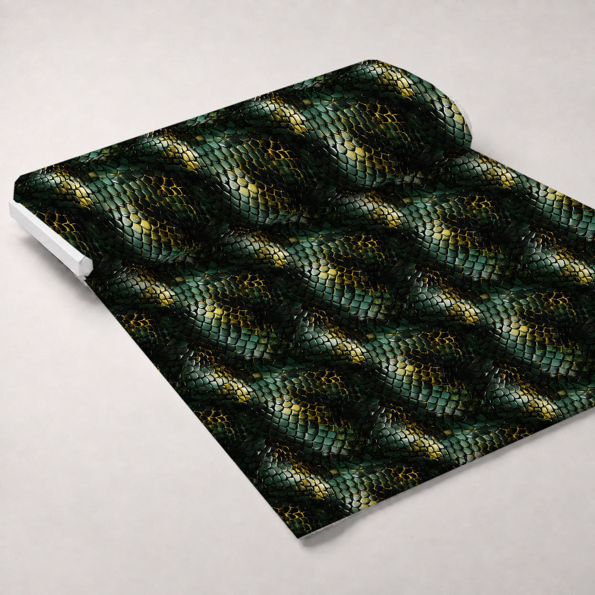 Jungle Animal Skins Pattern 4 Fleece Fabric — fleece fabric unrolled bolt preview (mv-fleece-v1:bolt)