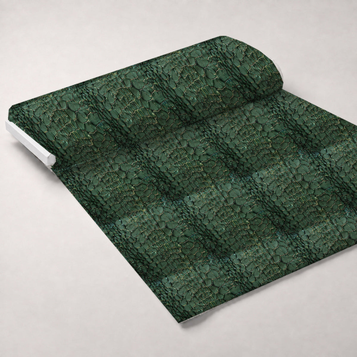 Jungle Animal Skins Pattern 6 Fleece Fabric — fleece fabric unrolled bolt preview (mv-fleece-v1:bolt)