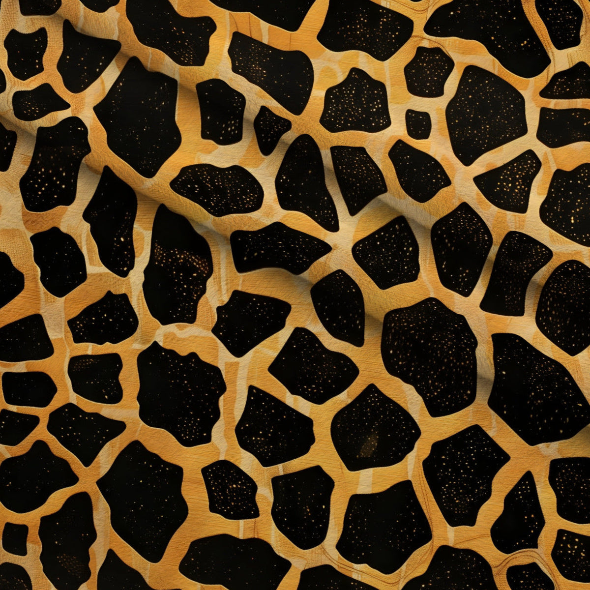 Jungle Animal Skins Pattern 8 Fleece Fabric — fleece fabric folded close-up preview (mv-fleece-v1:lying)