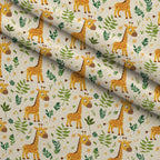 Jungle Cubs Pattern 11 Fleece Fabric — fleece fabric folded close-up preview (mv-fleece-v1:lying)