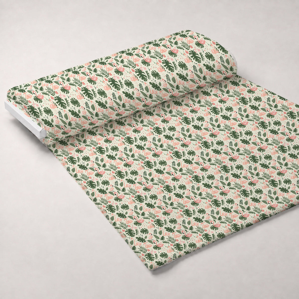 Jungle Cubs Pattern 14 Fleece Fabric — fleece fabric unrolled bolt preview (mv-fleece-v1:bolt)