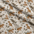 Jungle Cubs Pattern 15 Fleece Fabric — fleece fabric folded close-up preview (mv-fleece-v1:lying)