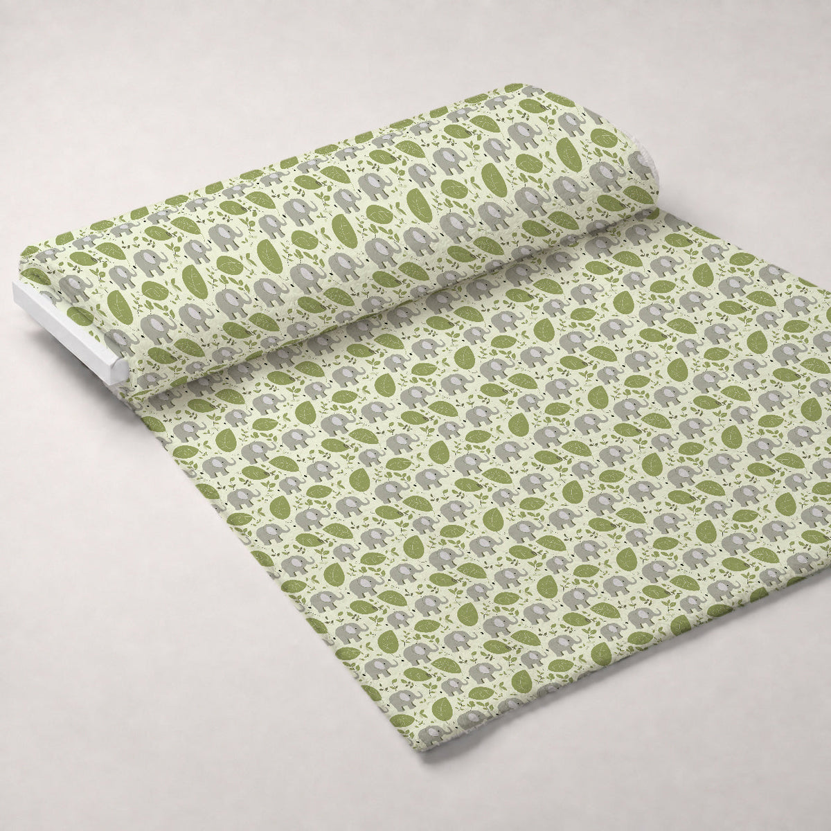 Jungle Cubs Pattern 2 Fleece Fabric — fleece fabric unrolled bolt preview (mv-fleece-v1:bolt)