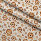 Jungle Cubs Pattern 9 Fleece Fabric — fleece fabric folded close-up preview (mv-fleece-v1:lying)