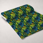 Jungle Leaves Pattern 2 Fleece Fabric — fleece fabric unrolled bolt preview (mv-fleece-v1:bolt)