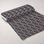 Kaleidoscope Dreams Pattern 10 Fleece Fabric — fleece fabric unrolled bolt preview (mv-fleece-v1:bolt)