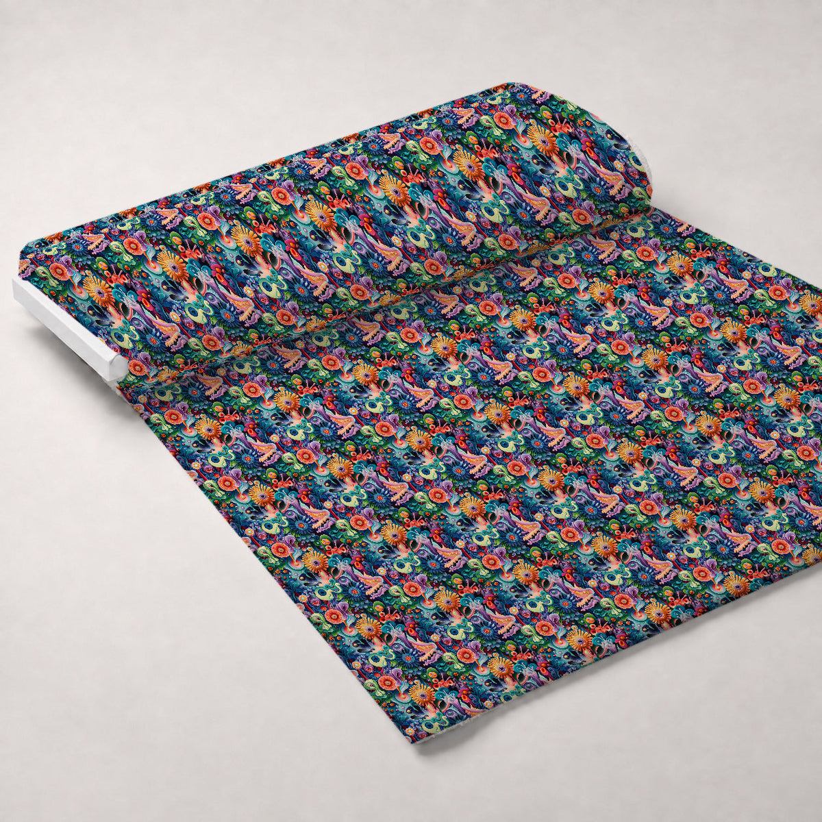 Kaleidoscope Dreams Pattern 10 Fleece Fabric — fleece fabric unrolled bolt preview (mv-fleece-v1:bolt)
