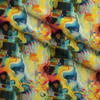 Kaleidoscope Dreams Pattern 12 Fleece Fabric — fleece fabric folded close-up preview (mv-fleece-v1:lying)
