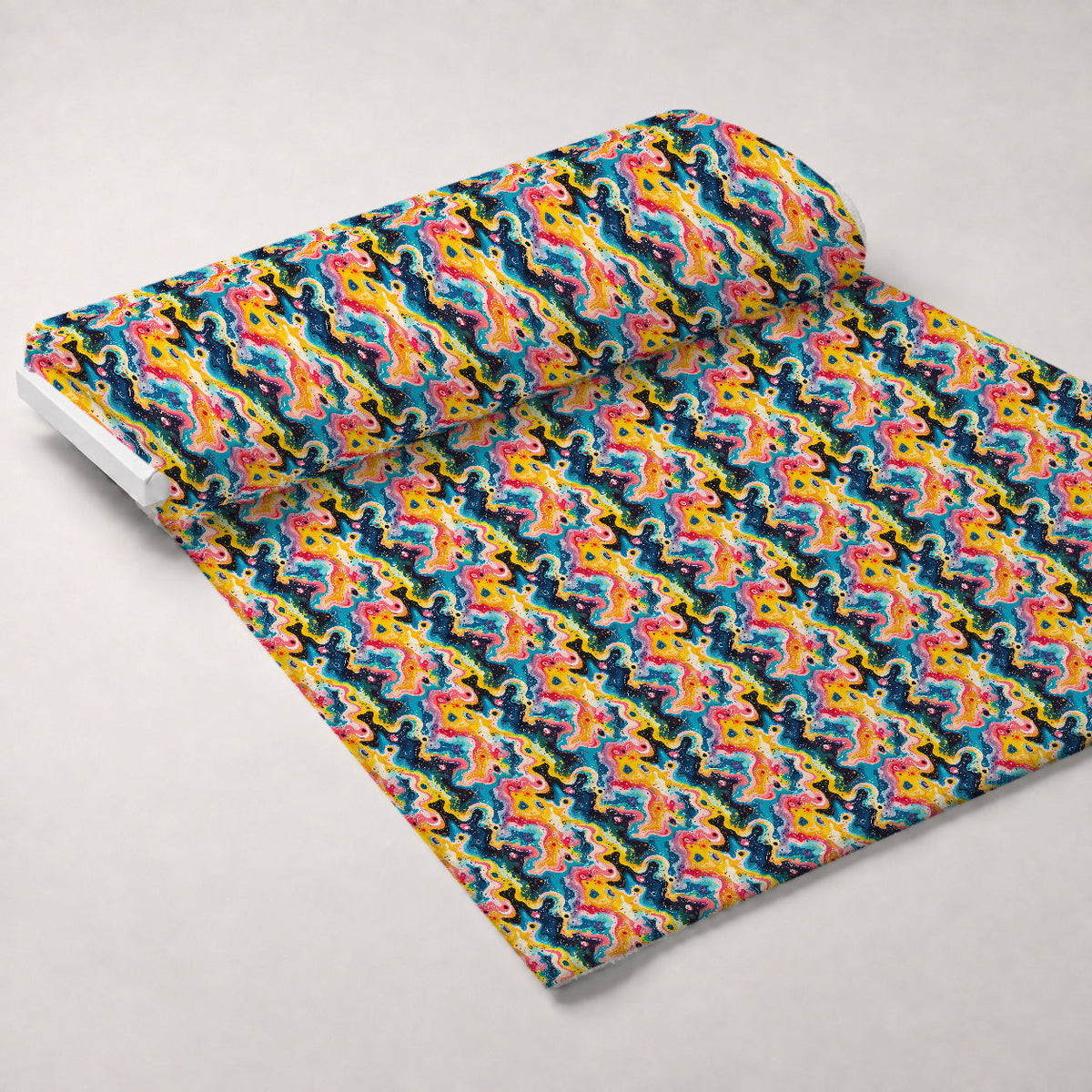 Kaleidoscope Dreams Pattern 4 Fleece Fabric — fleece fabric unrolled bolt preview (mv-fleece-v1:bolt)