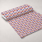 Kaleidoscope Wings Pattern 5 Fleece Fabric — fleece fabric unrolled bolt preview (mv-fleece-v1:bolt)