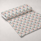 Kaleidoscope Wings Pattern 8 Fleece Fabric — fleece fabric unrolled bolt preview (mv-fleece-v1:bolt)