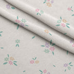 Kawaii Kitty Garden Pattern 11 Fleece Fabric — fleece fabric folded close-up preview (mv-fleece-v1:lying)