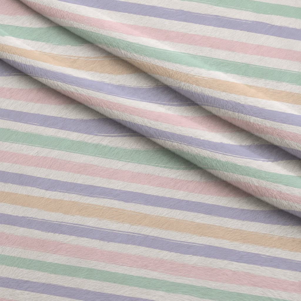 Kawaii Kitty Garden Pattern 3 Fleece Fabric — fleece fabric folded close-up preview (mv-fleece-v1:lying)