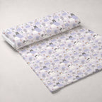 Kawaii Kitty Garden Pattern 4 Fleece Fabric — fleece fabric unrolled bolt preview (mv-fleece-v1:bolt)