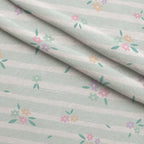 Kawaii Kitty Garden Pattern 5 Fleece Fabric — fleece fabric folded close-up preview (mv-fleece-v1:lying)