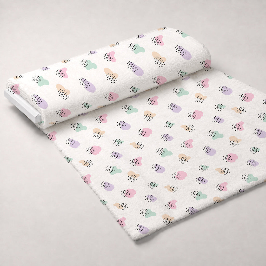 Kawaii Kitty Garden Pattern 6 Fleece Fabric — fleece fabric unrolled bolt preview (mv-fleece-v1:bolt)