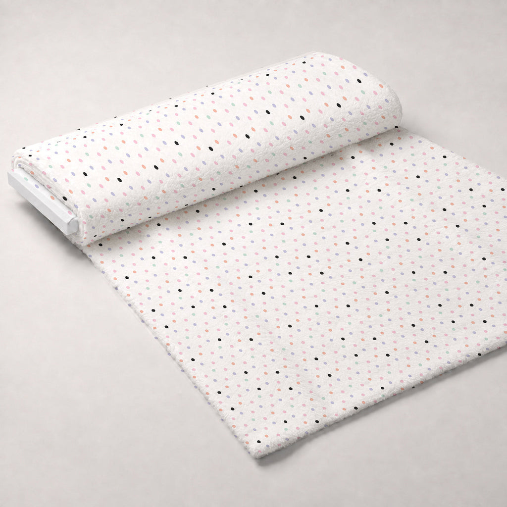 Kawaii Kitty Garden Pattern 9 Fleece Fabric — fleece fabric unrolled bolt preview (mv-fleece-v1:bolt)