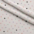 Kawaii Kitty Garden Pattern 9 Fleece Fabric — fleece fabric folded close-up preview (mv-fleece-v1:lying)