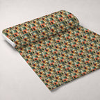 Kerchief Kittens Pattern 3 Fleece Fabric — fleece fabric unrolled bolt preview (mv-fleece-v1:bolt)
