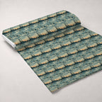 Lamplight Snowfall Pattern 11 Fleece Fabric — fleece fabric unrolled bolt preview (mv-fleece-v1:bolt)