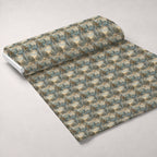 Lamplight Snowfall Pattern 12 Fleece Fabric — fleece fabric unrolled bolt preview (mv-fleece-v1:bolt)