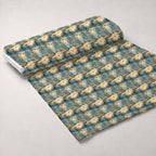 Lamplight Snowfall Pattern 3 Fleece Fabric — fleece fabric unrolled bolt preview (mv-fleece-v1:bolt)