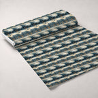 Lamplight Snowfall Pattern 4 Fleece Fabric — fleece fabric unrolled bolt preview (mv-fleece-v1:bolt)