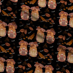 Latte Lane Pattern 1 Fleece Fabric — fleece fabric folded close-up preview (mv-fleece-v1:lying)