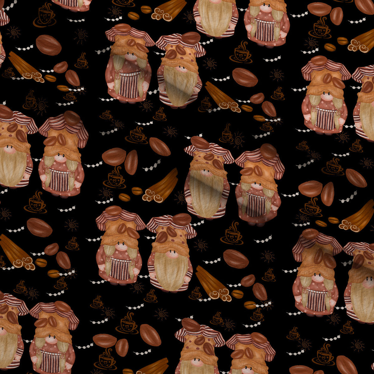 Latte Lane Pattern 1 Fleece Fabric — fleece fabric folded close-up preview (mv-fleece-v1:lying)