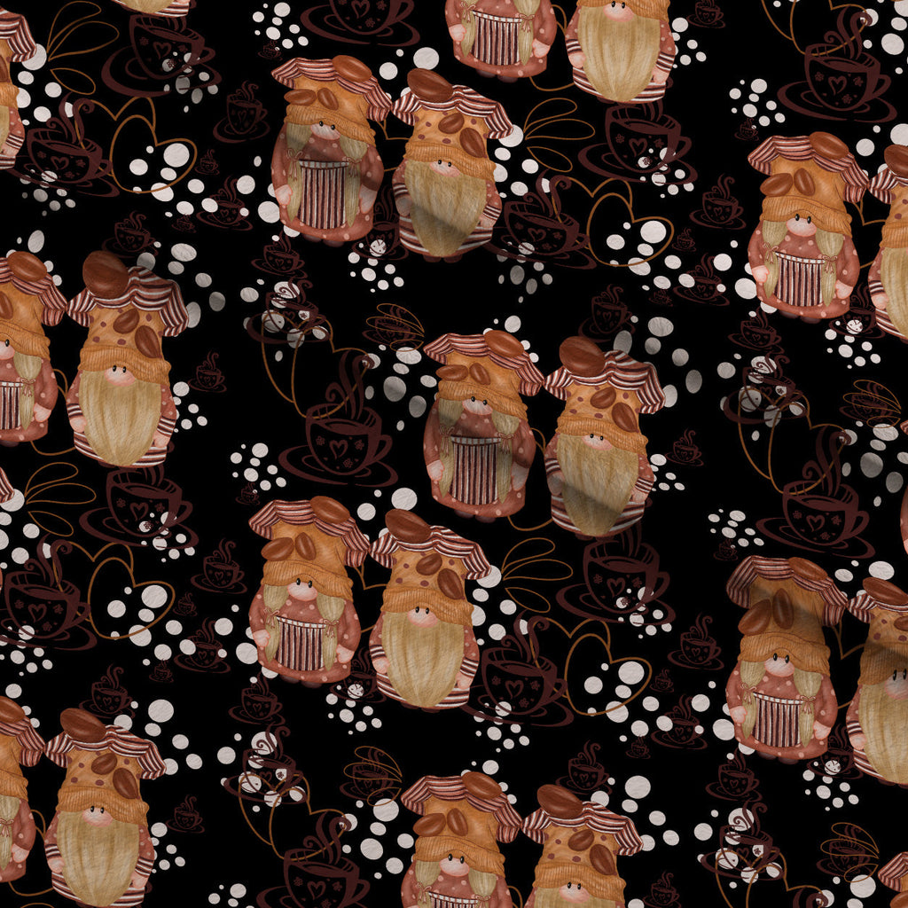 Latte Lane Pattern 4 Fleece Fabric — fleece fabric folded close-up preview (mv-fleece-v1:lying)