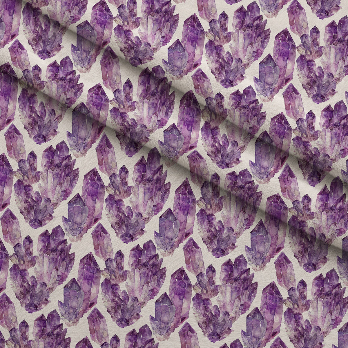 Lavender Crystals Pattern 9 Fleece Fabric — fleece fabric folded close-up preview (mv-fleece-v1:lying)