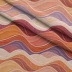 Lavender Lattice Pattern 15 Fleece Fabric — fleece fabric folded close-up preview (mv-fleece-v1:lying)