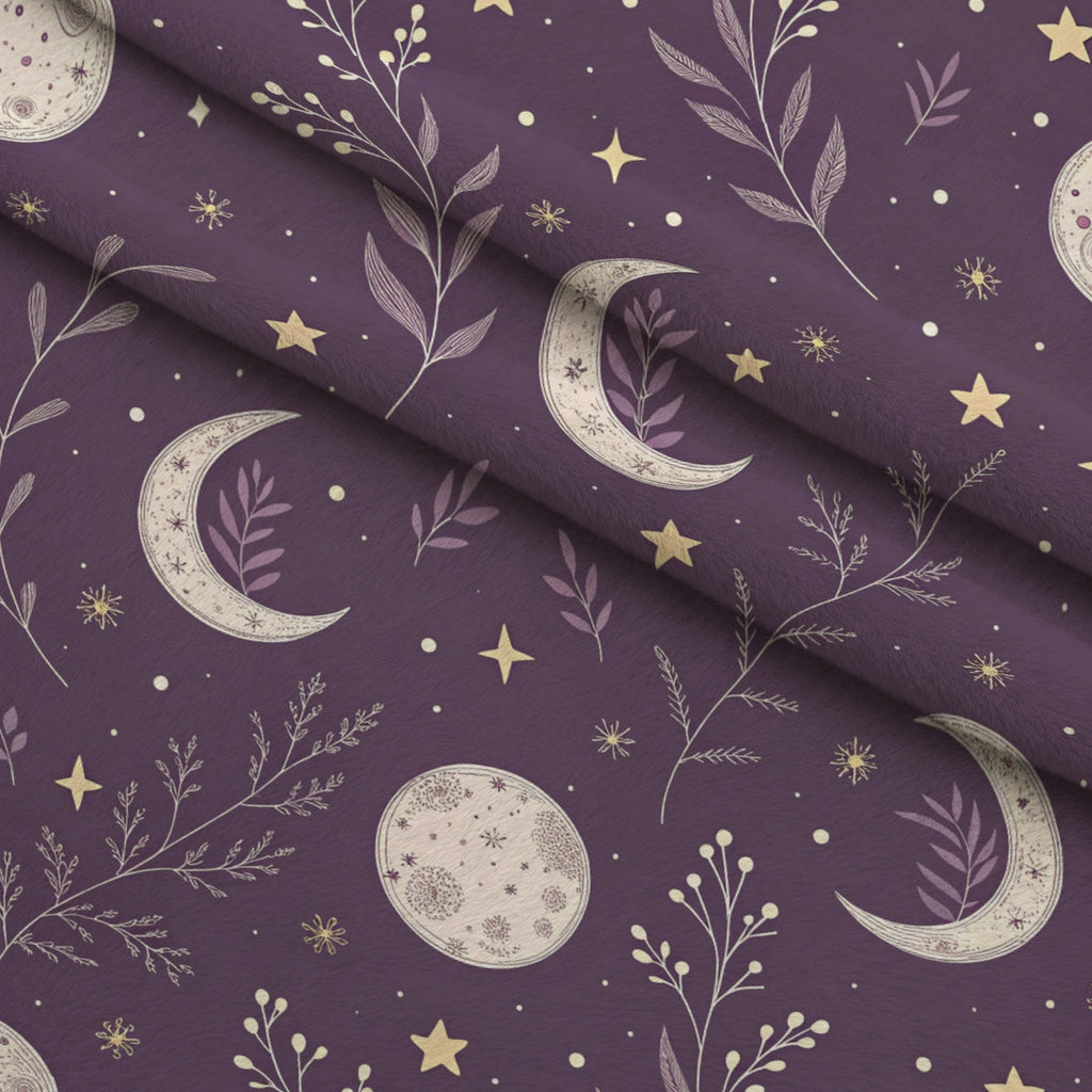 Lavender Lattice Pattern 22 Fleece Fabric — fleece fabric folded close-up preview (mv-fleece-v1:lying)