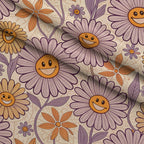 Lavender Lattice Pattern 9 Fleece Fabric — fleece fabric folded close-up preview (mv-fleece-v1:lying)
