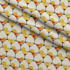 Lemon Drop Soiree Pattern 8 Fleece Fabric — fleece fabric folded close-up preview (mv-fleece-v1:lying)