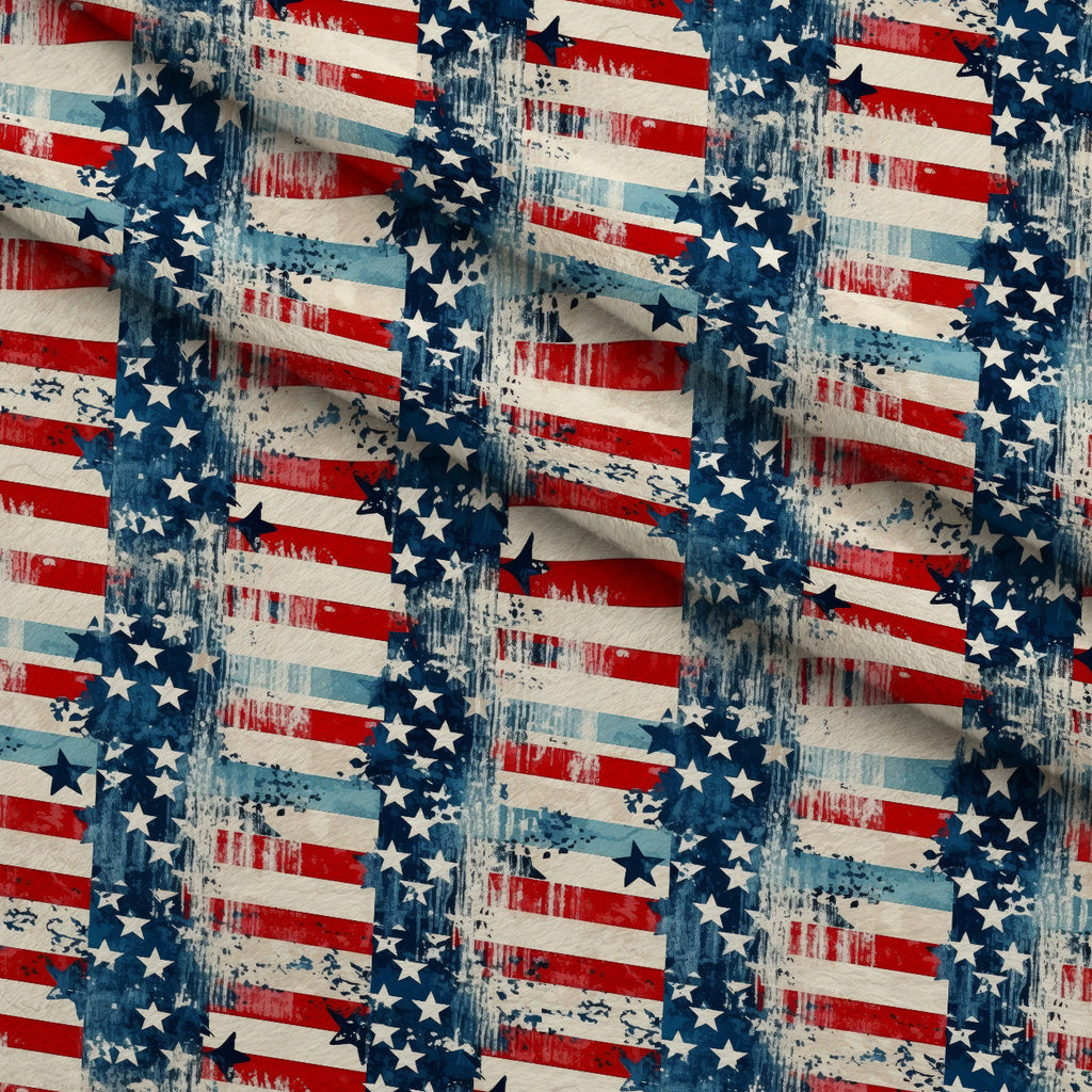 Liberty Blooms Pattern 1 Fleece Fabric — fleece fabric folded close-up preview (mv-fleece-v1:lying)