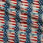 Liberty Blooms Pattern 1 Fleece Fabric — fleece fabric folded close-up preview (mv-fleece-v1:lying)