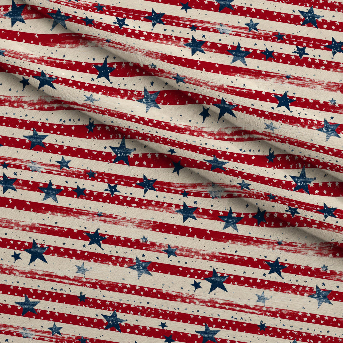 Liberty Blooms Pattern 3 Fleece Fabric — fleece fabric folded close-up preview (mv-fleece-v1:lying)
