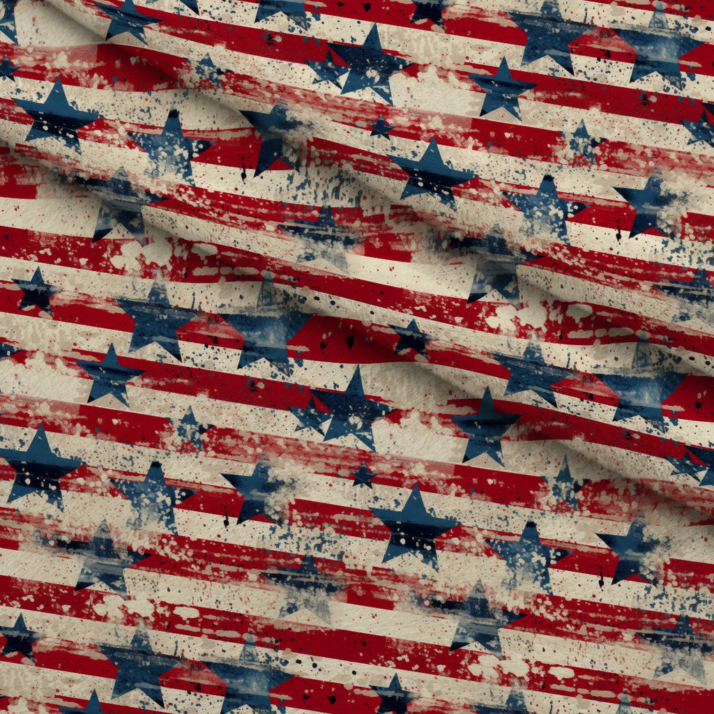 Liberty Blooms Pattern 4 Fleece Fabric — fleece fabric folded close-up preview (mv-fleece-v1:lying)