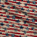 Liberty Blooms Pattern 4 Fleece Fabric — fleece fabric folded close-up preview (mv-fleece-v1:lying)