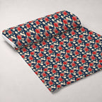 Liberty Blooms Pattern 8 Fleece Fabric — fleece fabric unrolled bolt preview (mv-fleece-v1:bolt)
