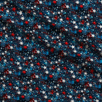 Liberty Sparkle Pattern 10 Fleece Fabric — fleece fabric folded close-up preview (mv-fleece-v1:lying)