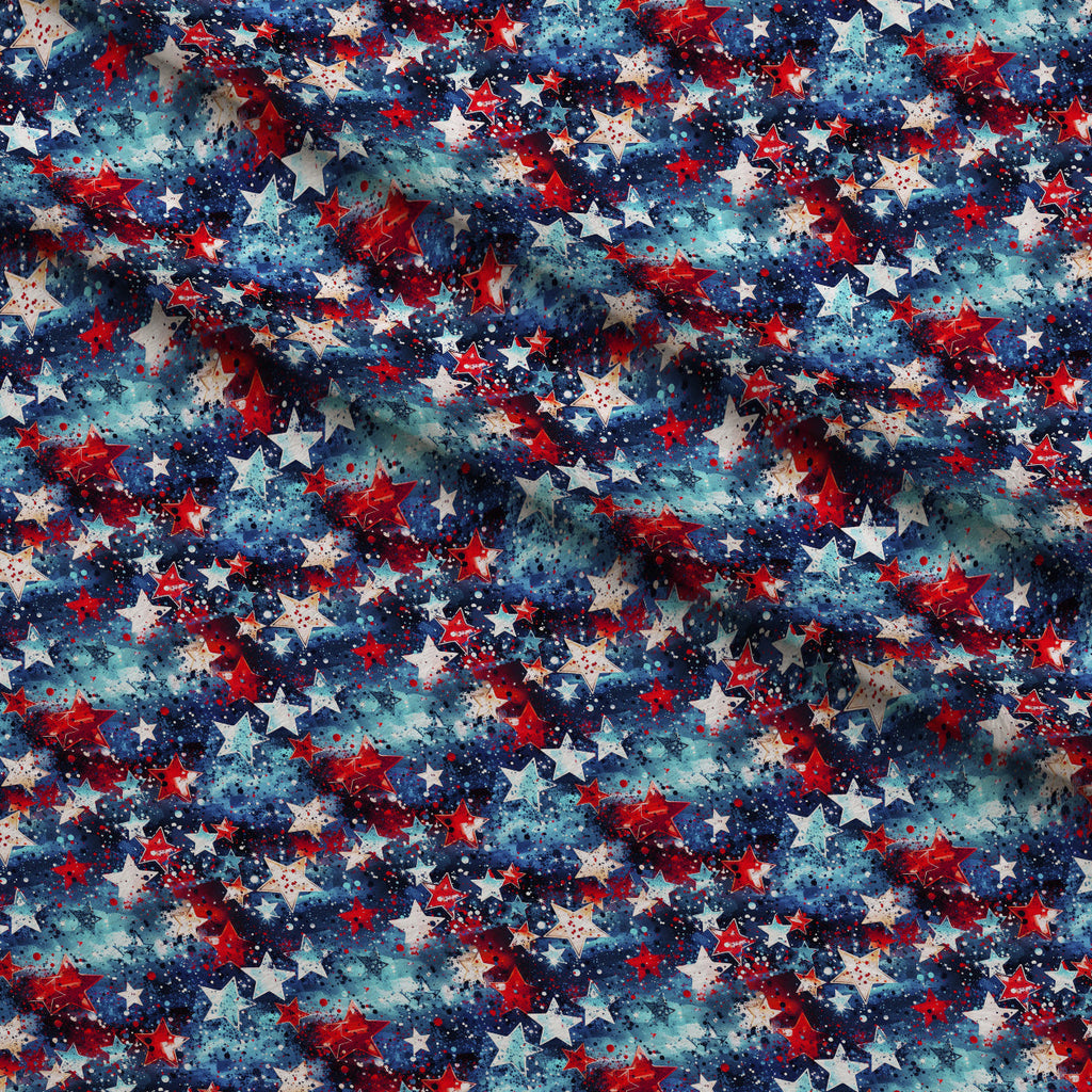 Liberty Sparkle Pattern 11 Fleece Fabric — fleece fabric folded close-up preview (mv-fleece-v1:lying)