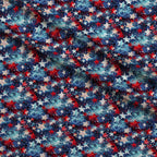 Liberty Sparkle Pattern 11 Fleece Fabric — fleece fabric folded close-up preview (mv-fleece-v1:lying)
