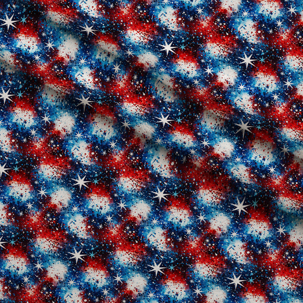 Liberty Sparkle Pattern 2 Fleece Fabric — fleece fabric folded close-up preview (mv-fleece-v1:lying)