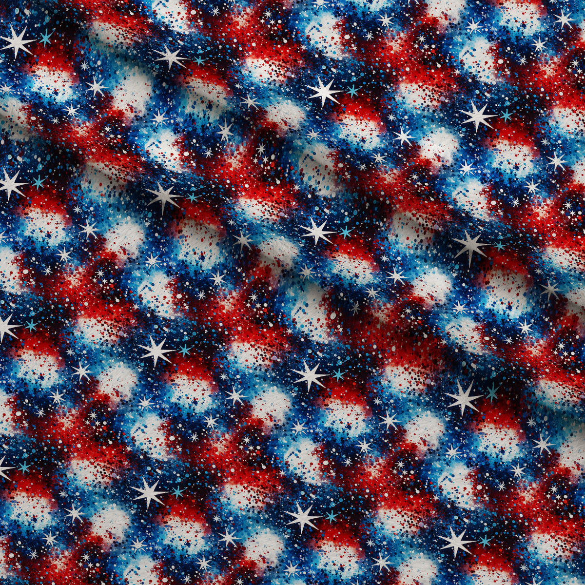 Liberty Sparkle Pattern 2 Fleece Fabric — fleece fabric folded close-up preview (mv-fleece-v1:lying)