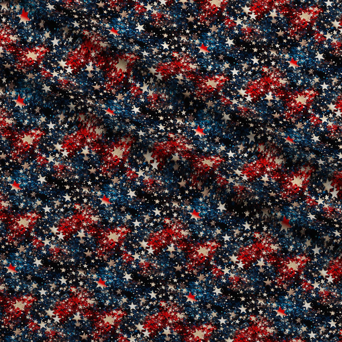 Liberty Sparkle Pattern 3 Fleece Fabric — fleece fabric folded close-up preview (mv-fleece-v1:lying)