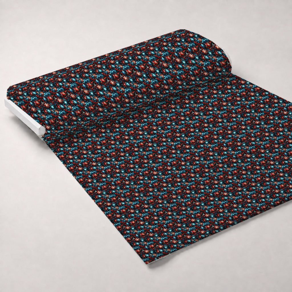 Liberty Sparkle Pattern 4 Fleece Fabric — fleece fabric unrolled bolt preview (mv-fleece-v1:bolt)